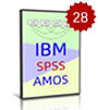 AMOS 25.0-结构方程建模软件包|SEM-全部菜单操作，图形化界面