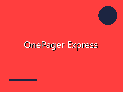 OnePager Express