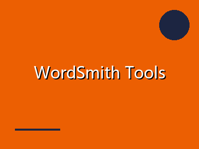 WordSmith Tools 8