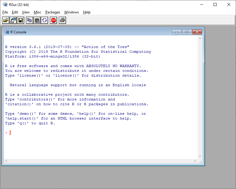 R GUI 界面